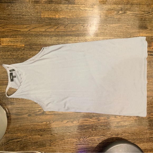 THEORY racer back mini dress light blue small - Picture 5 of 5